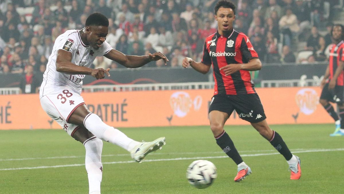 Nice's team unable to break down Metz