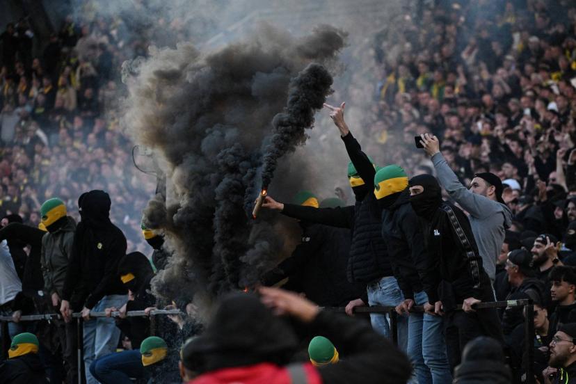 La Tribune Loire de la Beaujoire, Sunday during the match against Toulouse. (Sébastien Salom-Gomis /AFP)
