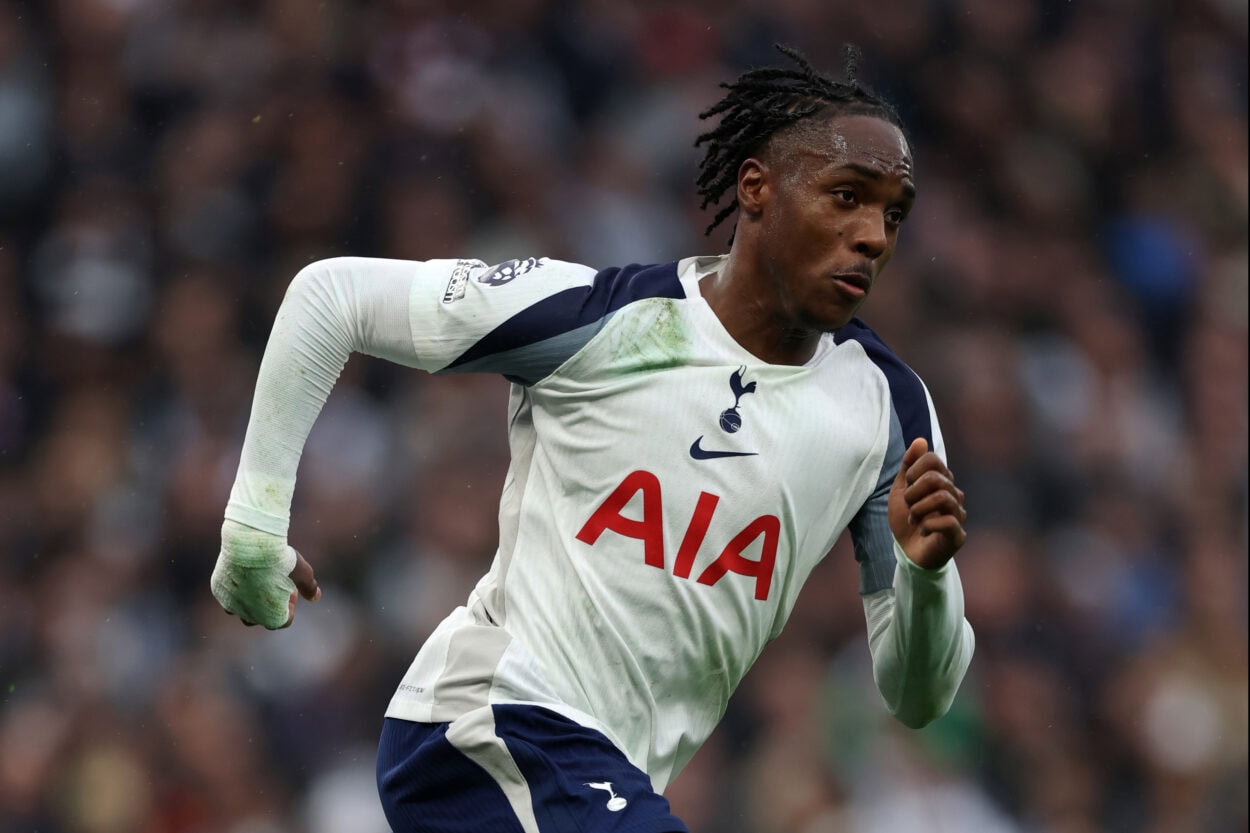 Tottenham Hotspur players in action against Aston Villa