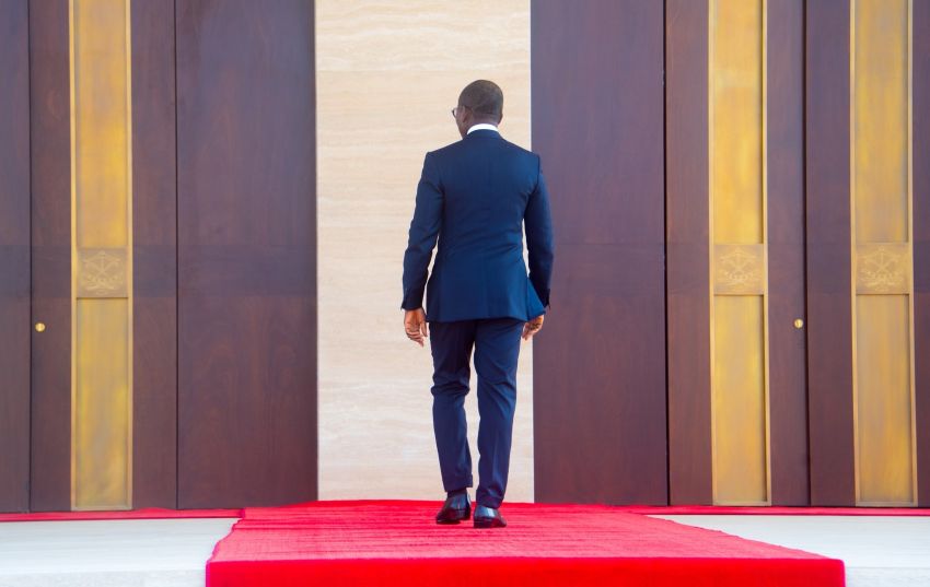Patrice Talon delivering final address as President of Bénin