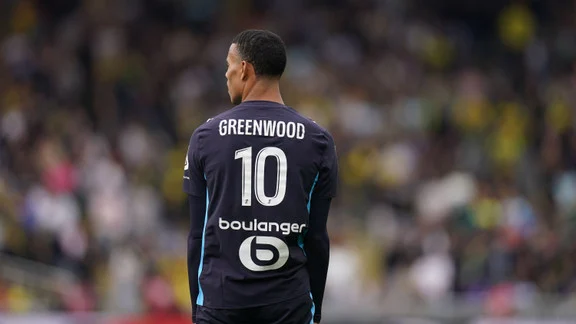 Mason Greenwood in action for Marseille