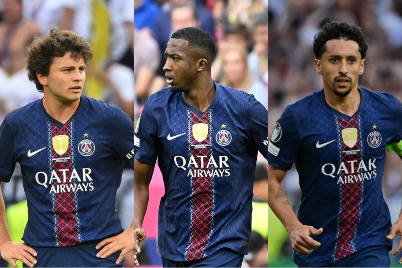 João Neves, Willian Pacho and Marquinhos received the top ratings from fans.