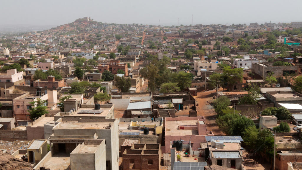 Bamako's skyline following nationwide military base attacks on April 25, 2026