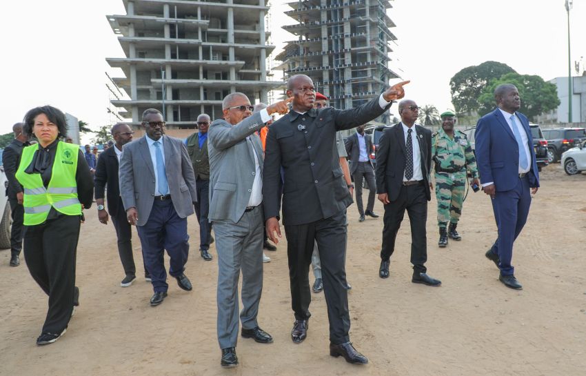 President visiting coastal development sites