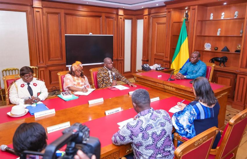 President Oligui Nguema meeting with religious leaders