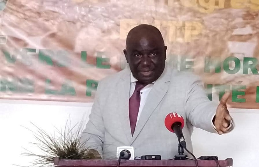 Jean Rémy Yama addressing reforms