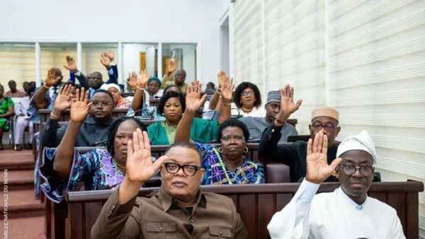 Members of the National Assembly during a plenary session