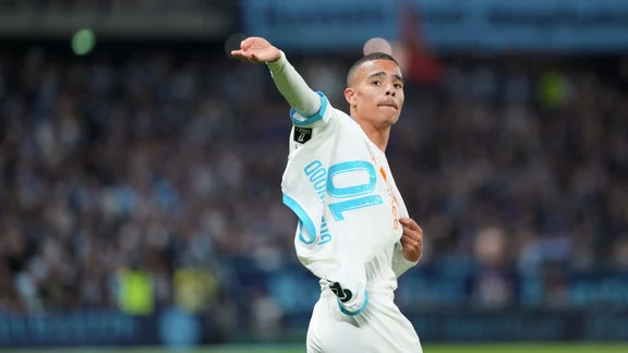 Mason Greenwood in action for Marseille