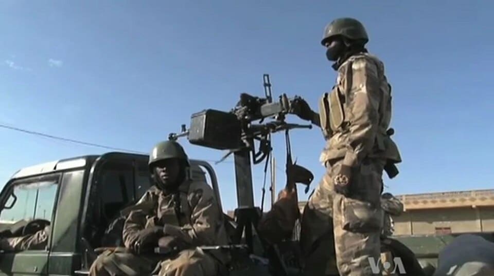 Malian soldiers in Gao, 2013