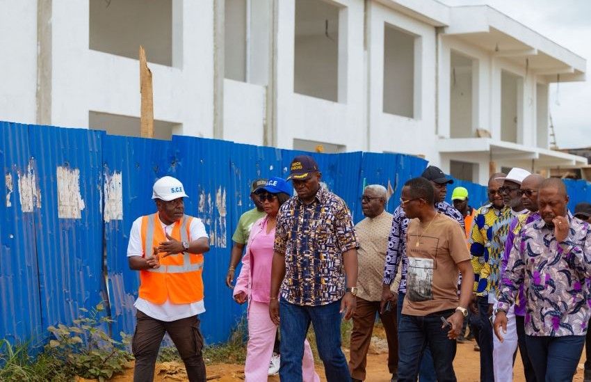 President Oligui Nguema visiting Woleu-Ntem Province