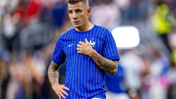 Lucas Digne in action for Aston Villa