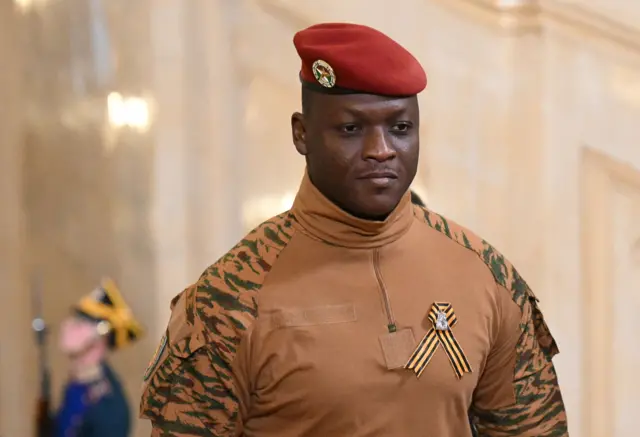 Burkina Faso leader Ibrahim Traoré