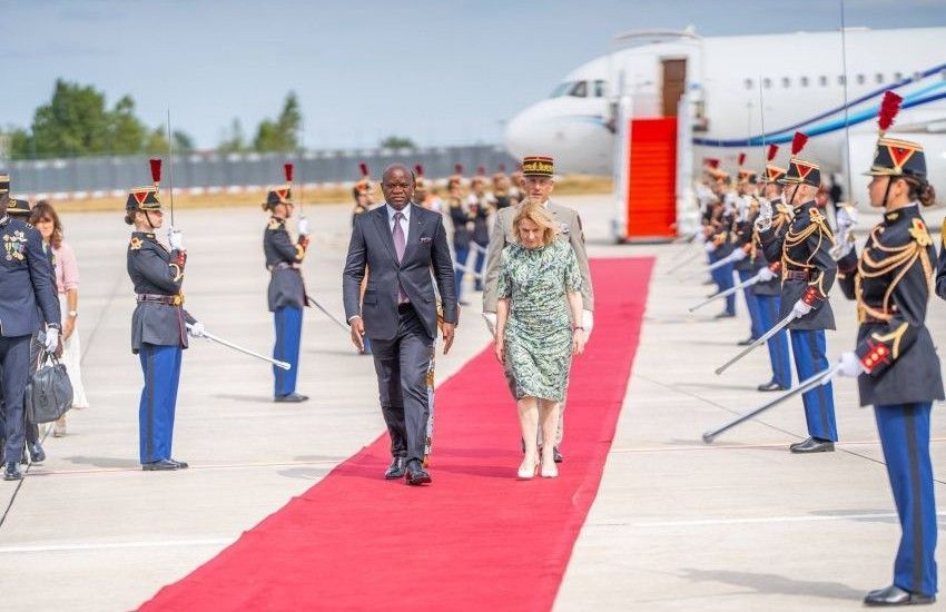 President Oligui Nguema meeting French culture minister
