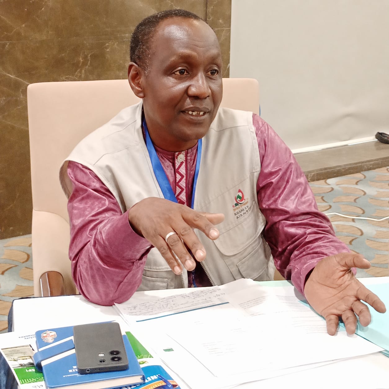 Boubacar Hamidou, director of recovery and stabilization at Niger's High Authority for Peace Consolidation (HACP)