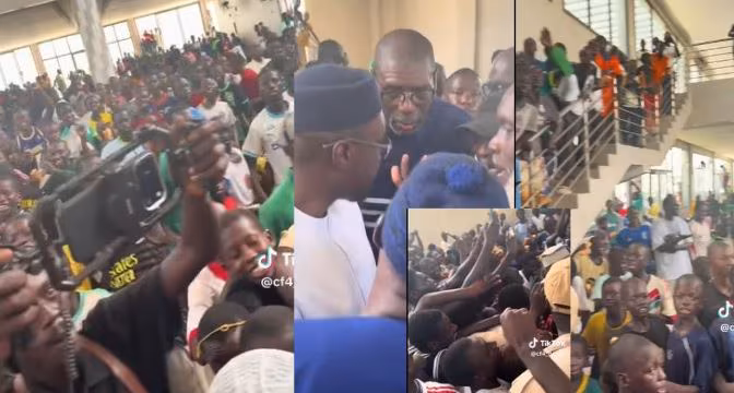Ousmane Sonko’s visit to Koki daara disrupted by massive turnout in Louga Ousmane Sonko’s visit to Koki daara disrupted by massive turnout in Louga