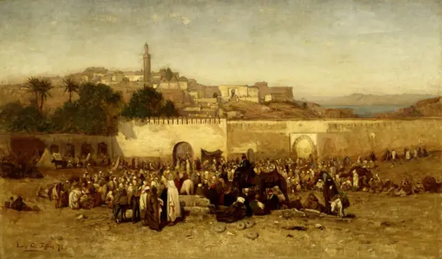 Tangier market in the 19th century