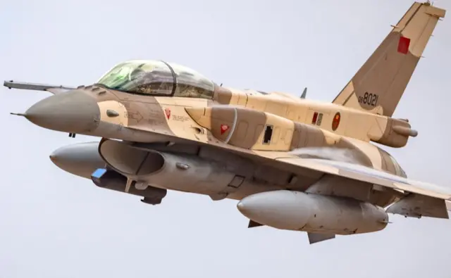 Moroccan F-16 fighter jet