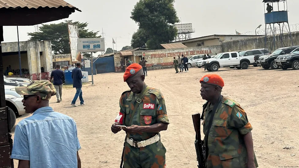 Group of political prisoners in DRC detention facility